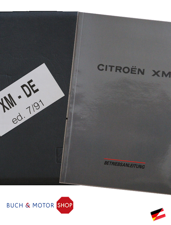 Citroën XM Bordmappe inkl. BTA und Wartungsheft
